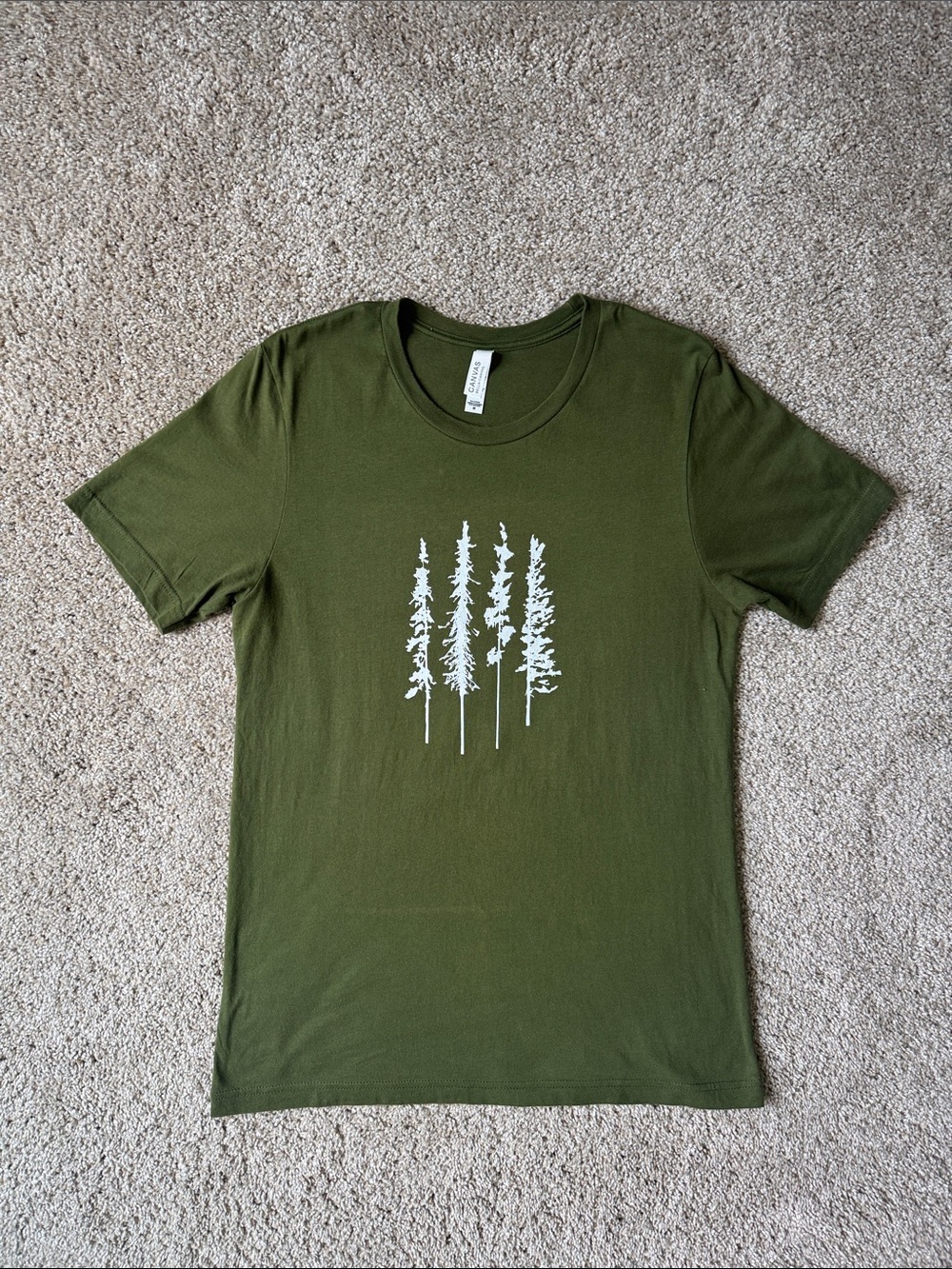 Skinny Pine Trees Graphic T-Shirt